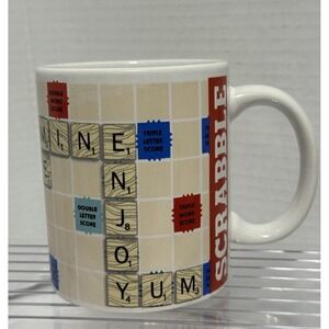 Scrabble Board Game Coffee Mug By Hasbro 2016 Microwave & Dishwasher Safe